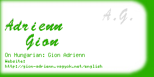 adrienn gion business card